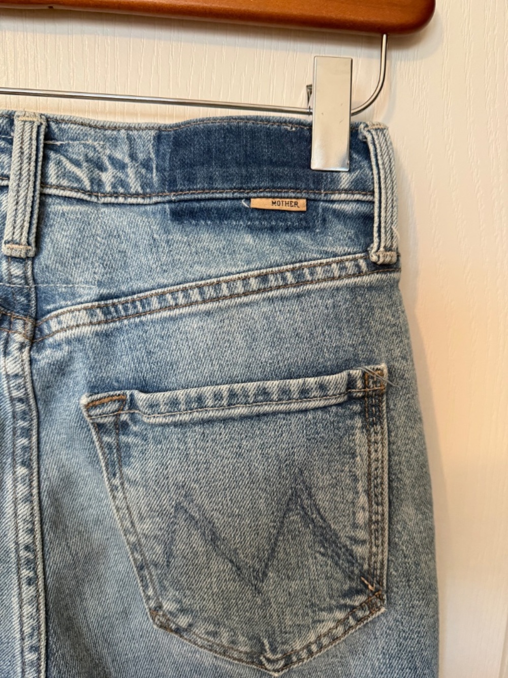 MOTHER Superior High Waisted Rider Ankle Jeans Salt of the Earth Straight Sz 24 - Picture 3 of 10
